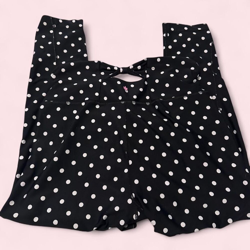 Kira Grace white + black polka dot Flirt Sailing Capri Sz  Medium - Picture 4 of 6